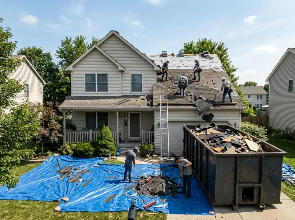 roof-replacement-debris-remova-004 — frequently asked questions, Cheapest Dumpster Rentals in Rocky River, OH